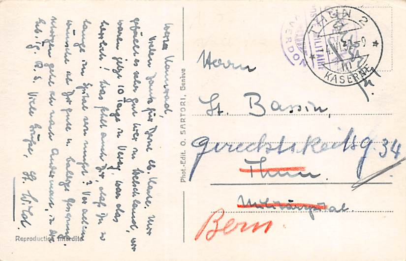 Yverdon, les bains, vue générale