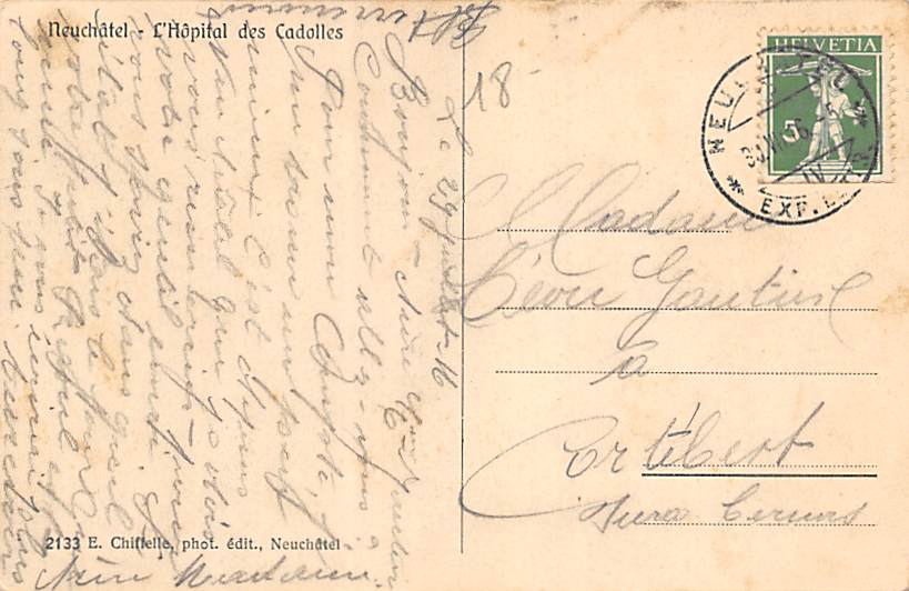 Neuenburg, Neuchâtel, L'Hopital des Cadolles