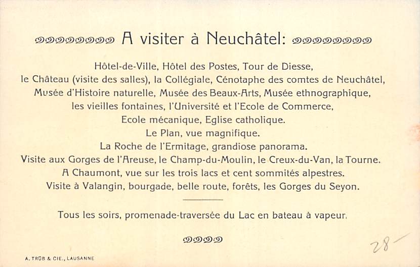 Neuenburg, Neuchâtel, Hotel Terminus et Hotel des Alpes