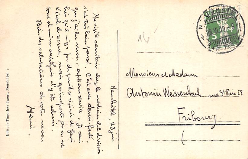 Neuenburg, Neuchâtel, Hotel des Postes