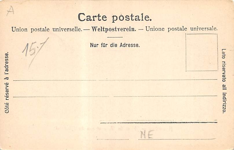 Neuenburg, Neuchâtel, Hotel de Ville et rue de l'Hopital