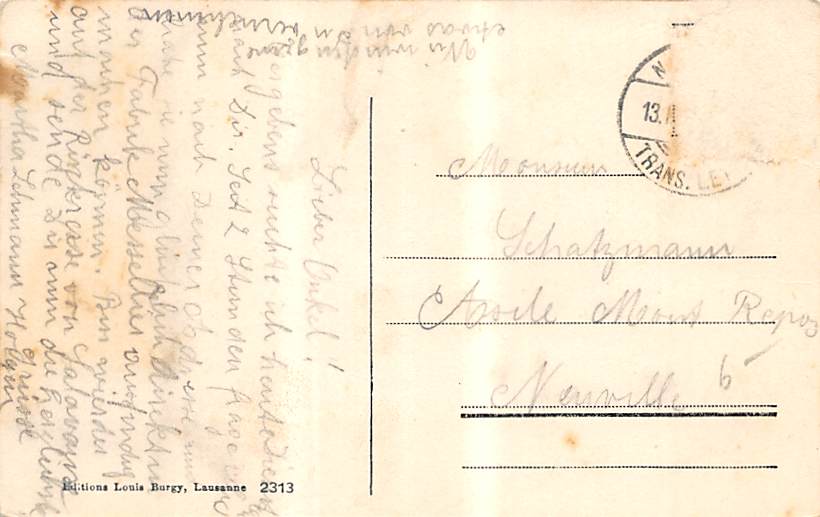 Neuenburg, Neuchâtel, et les Alpes