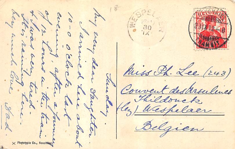 Neuenburg, Neuchâtel, Vue générale et la trouée de Bourgogne