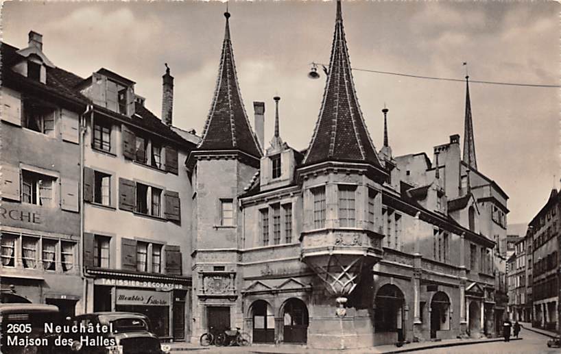 Neuenburg, Neuchâtel, Maison des Halles