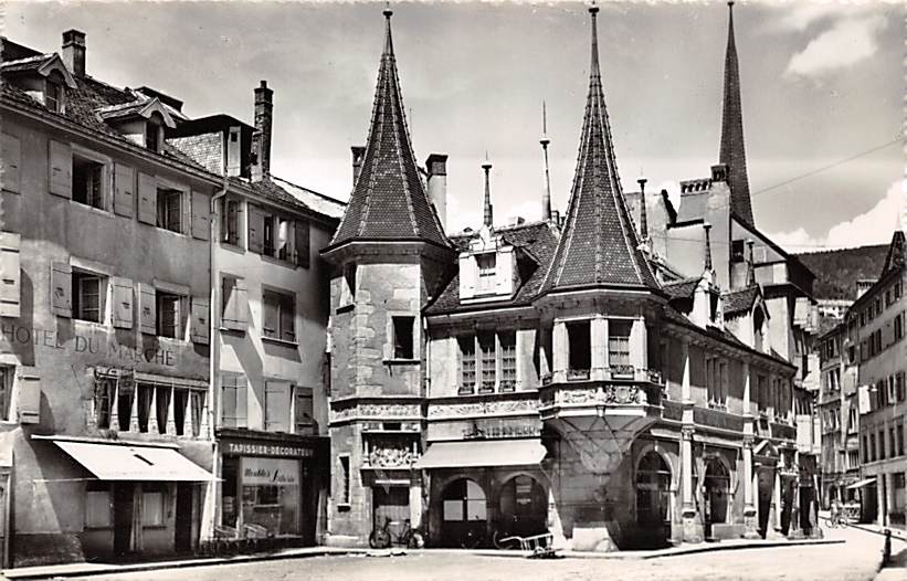 Neuenburg, Neuchâtel, Place des Halles