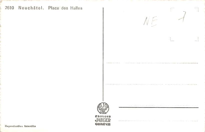 Neuenburg, Neuchâtel, Place des Halles