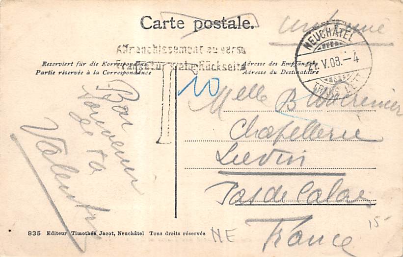 Neuenburg, Neuchâtel, Batiment des Trams et Evole