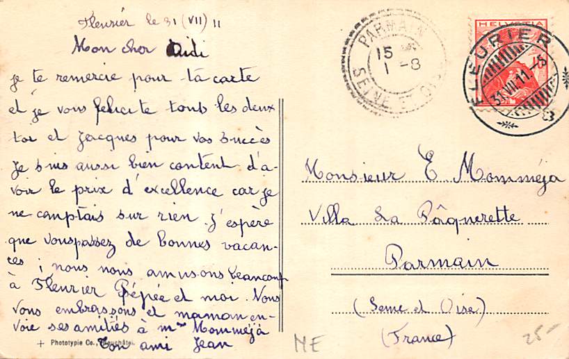 Fleurier, Vue générale