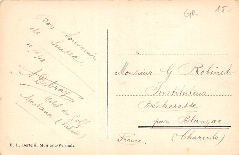 Montana-Vermala, Station