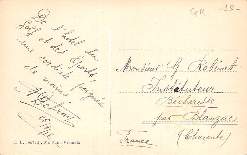 Montana, Hotel du Golf