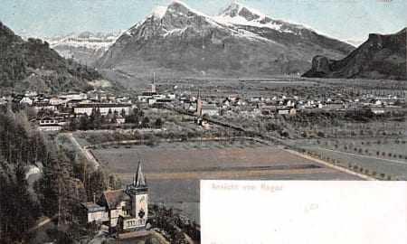 Bad Ragaz, Ansicht von Bad Ragaz