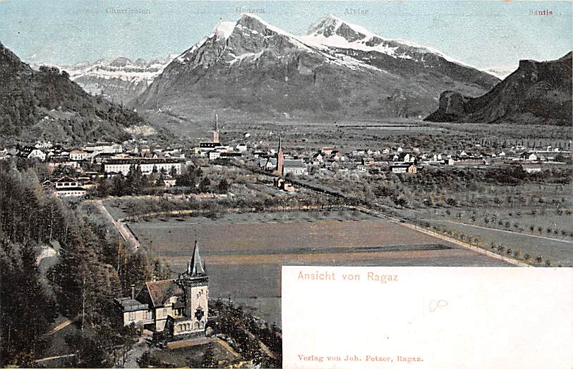 Bad Ragaz, Ansicht von Bad Ragaz