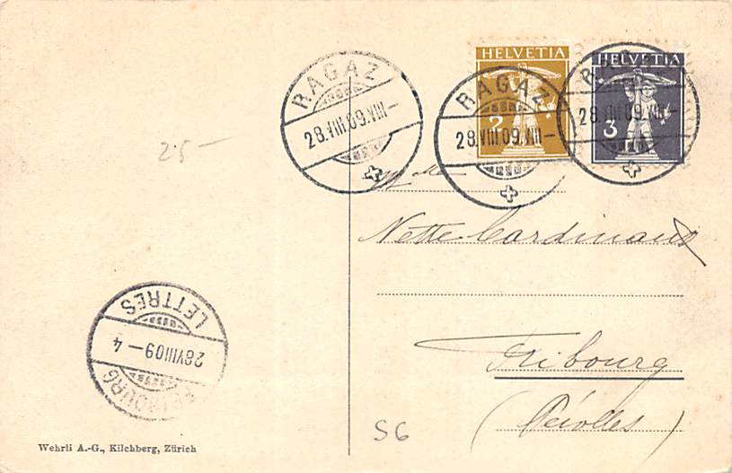 Bad Ragaz, Kurgarten mit Hotel Quellenhof