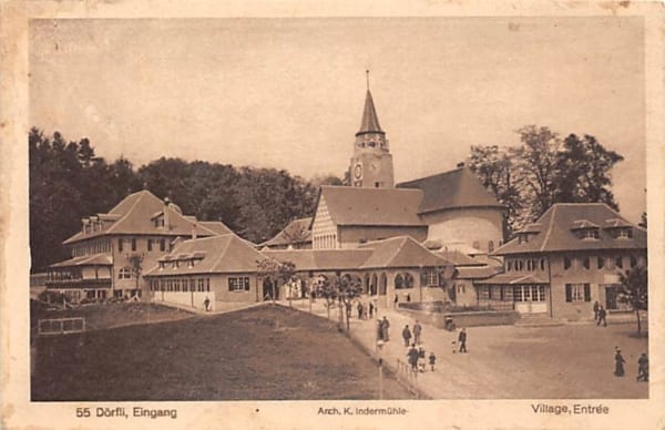 Bern, Landesausstellung 1914, Dörfli Eingang