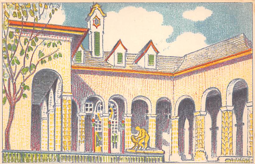 Bern, Landesausstellung 1914, offizielle Künstler Postkarte Nr.2