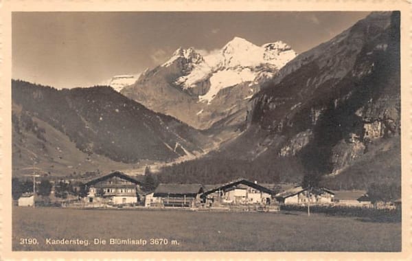 Kandersteg, die Blüemlisalp