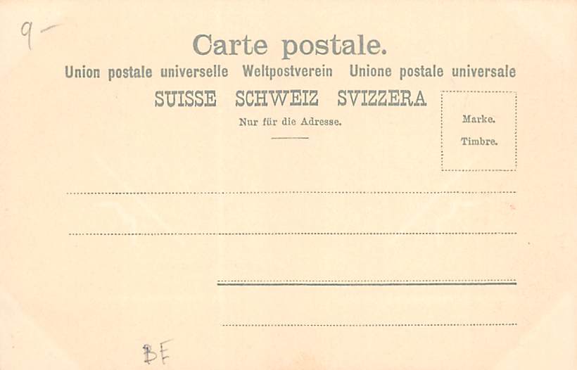 Meiringen, vom Brünig aus gesehen