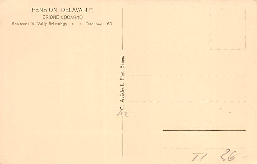 Brione, Locarno, Pension Dellavalle