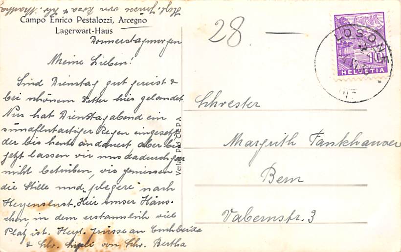 Arcegno, Campo Enrico Pestalozzi