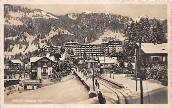 Villars, en hiver
