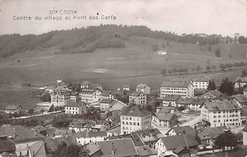 Ste. Croix, Centre du village et Mont des Cerfs