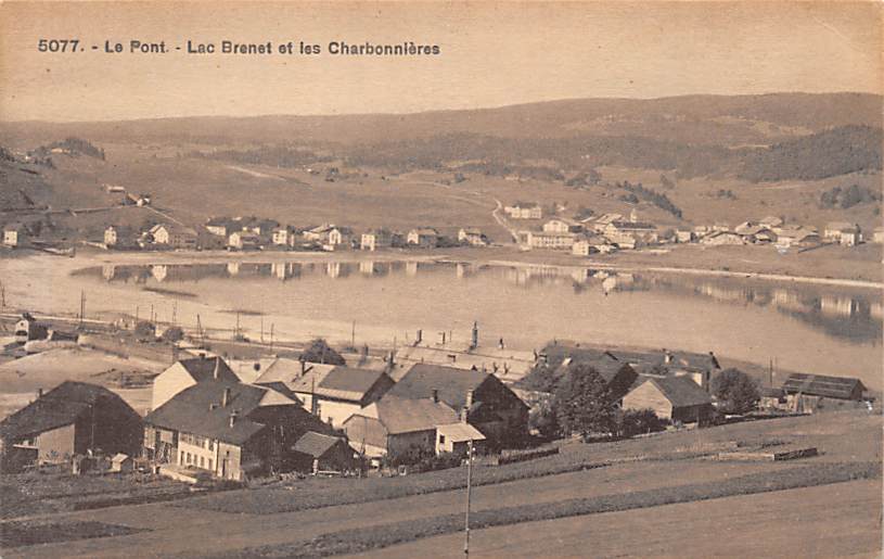 Le Pont,  Lac Brenet et les Charbonnières