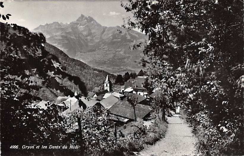 Gryon, et les Dents du Midi