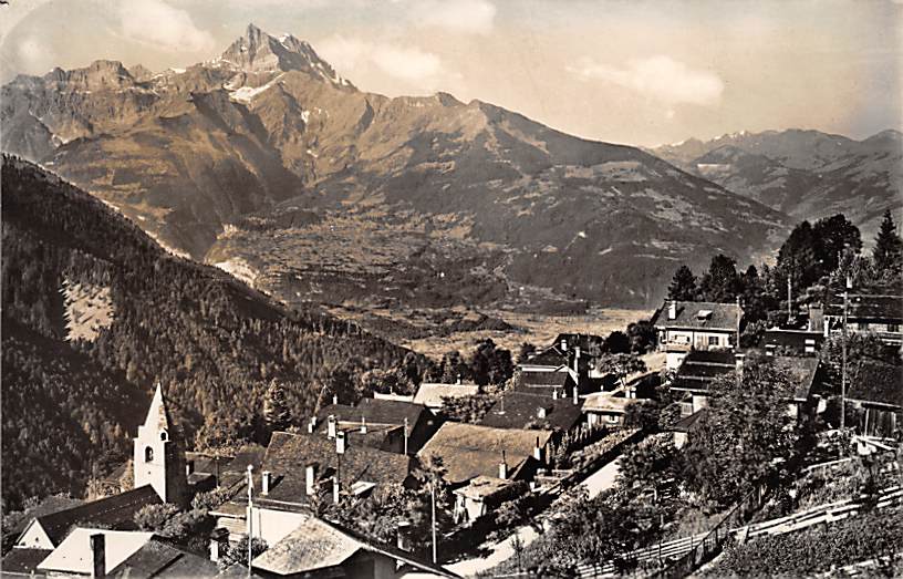 Gryon, et les Dents du Midi