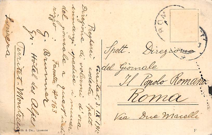 Territet-Montreux, Le Grand Hotel et Hotel des Alpes