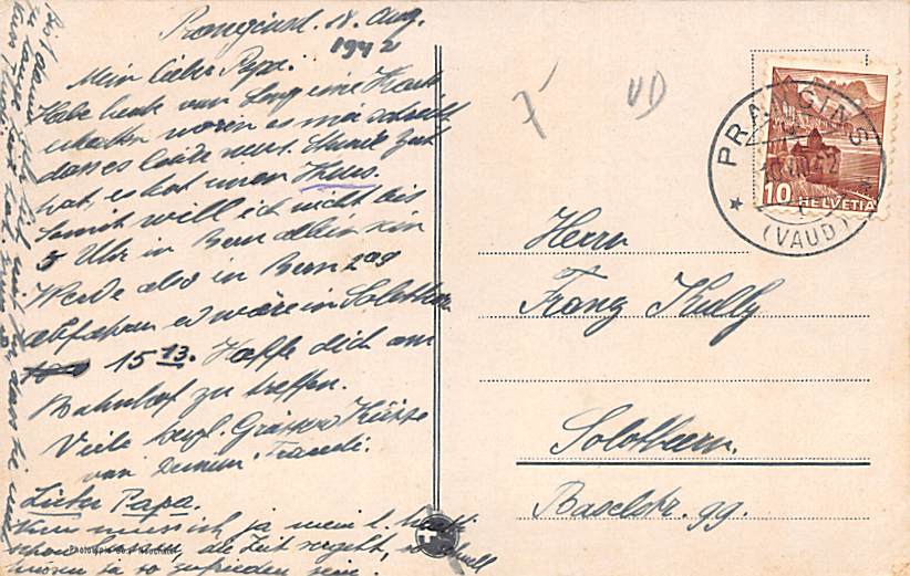 Nyon, Ancienne résidence du Prince Napoléon près Nyon