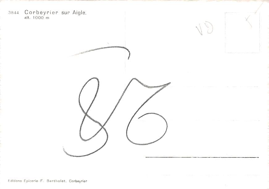 Corbeyrier, Place de la Poste