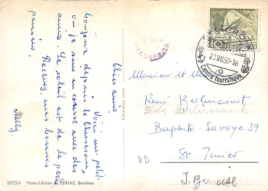 Les Rasses, Hotel du Chasseron