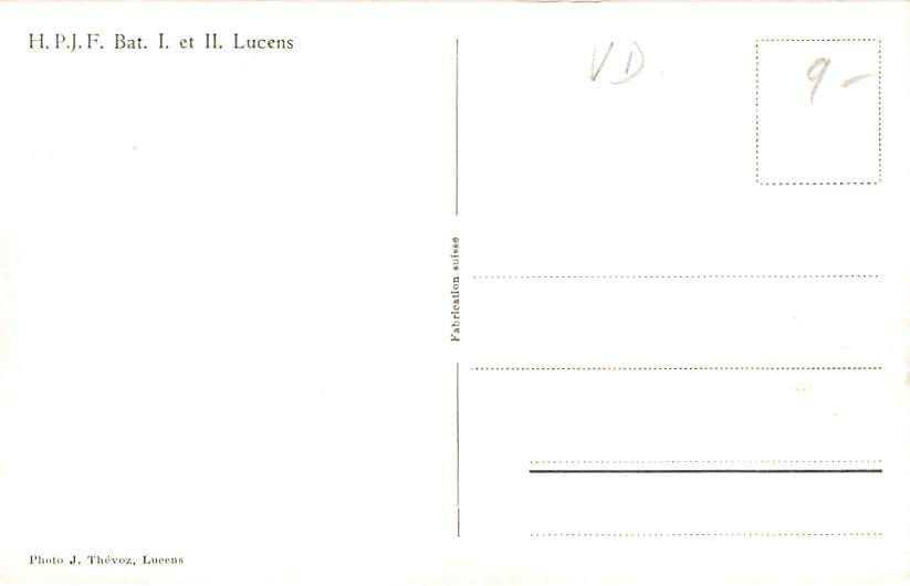 Lucens, H.P.J.F. Bat. I. et II.