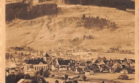 Appenzell, und der Säntis