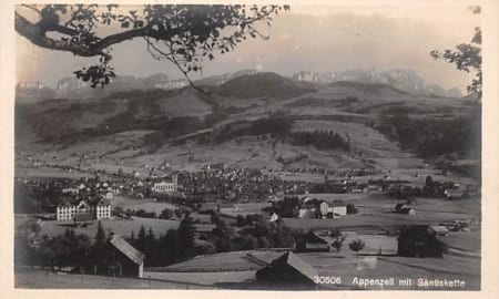 Appenzell, mit Säntiskette