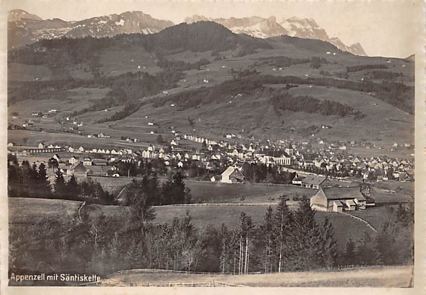 Appenzell, mit Säntiskette