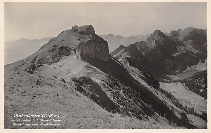 Hohen Kasten, mit Ausblick auf Hohe Häuser