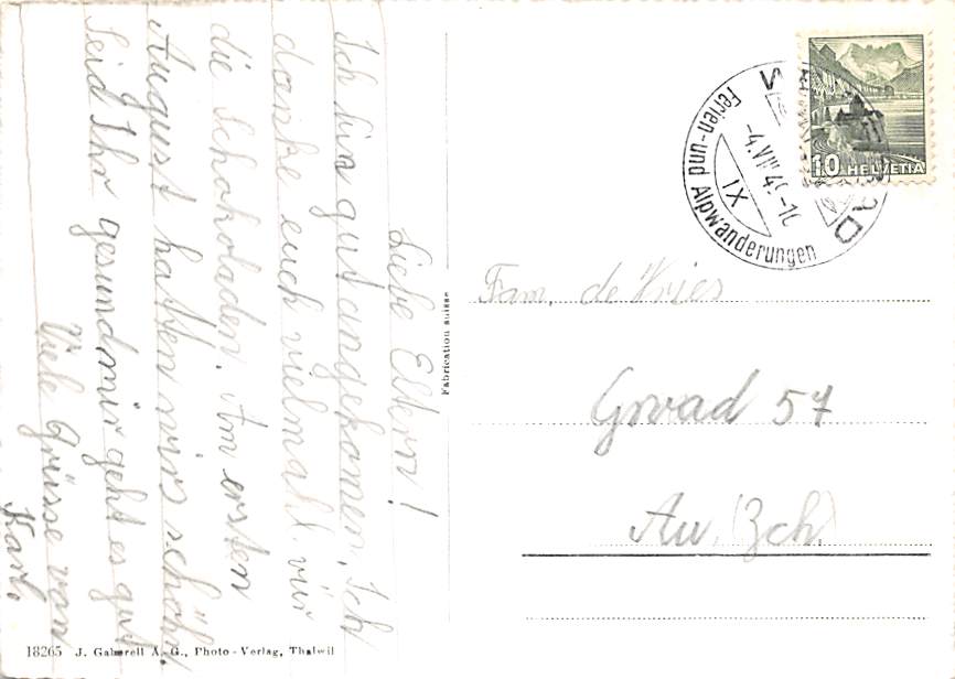 Schwende, Weissbad, Ferienheim Wädenswil