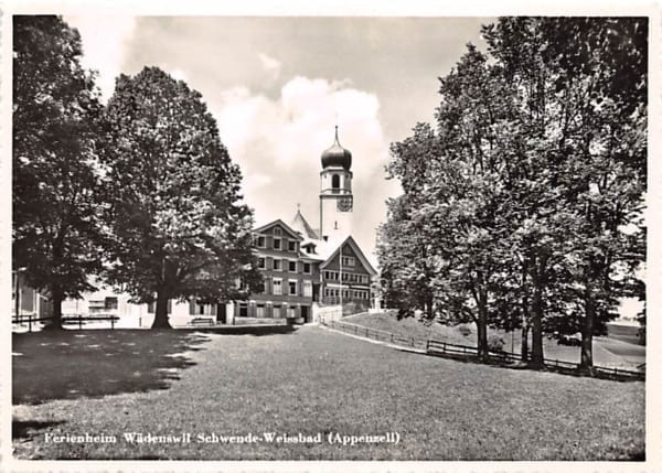 Schwende, Weissbad, Ferienheim Wädenswil