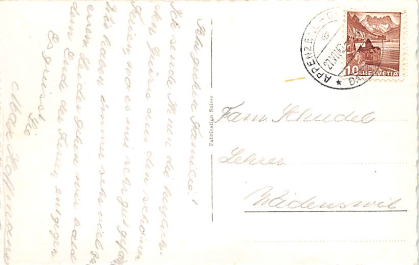 Schwende, Weissbad, Ferienheim Wädenswil