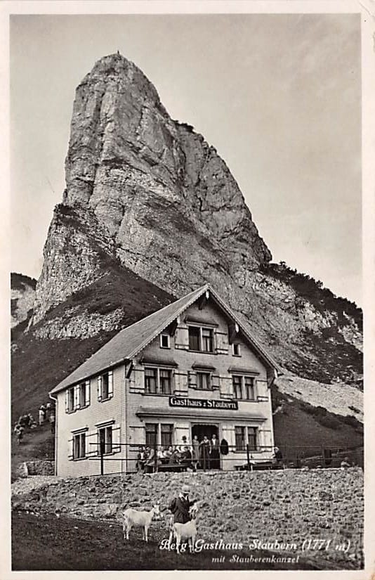 Berg-Gasthaus Staubern, mit Stauberenkanzel