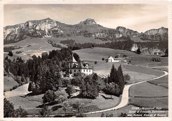 Weissbad, Hotel & Pension "Belvédère"