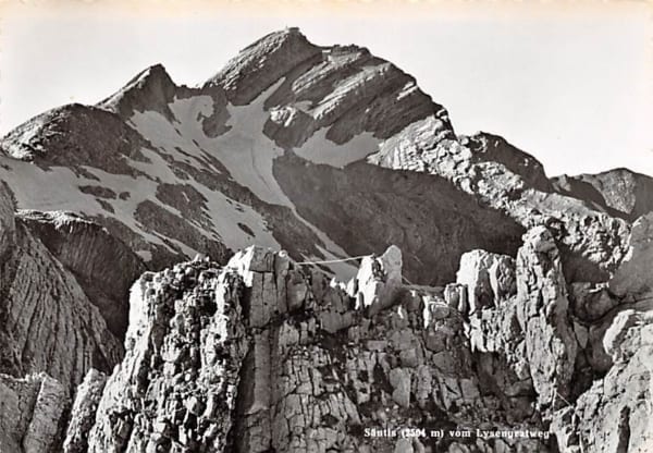Säntis, vom Lysengratweg