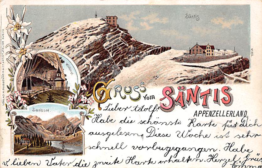 Säntis, Gruss vom Säntis