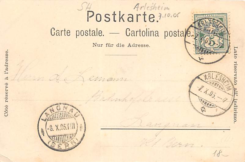 Arlesheim, Gruss aus Arlesheim