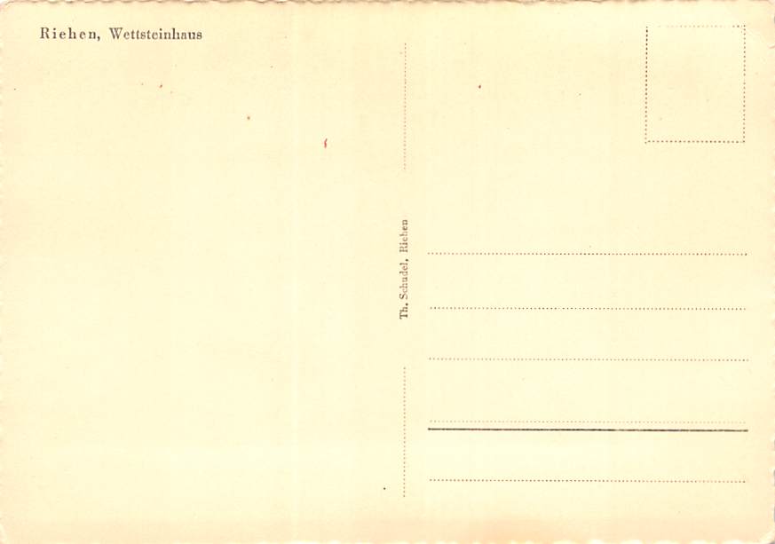 Riehen, Wettsteinhaus