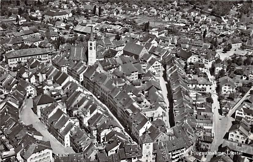 Liestal, Flugaufnahme