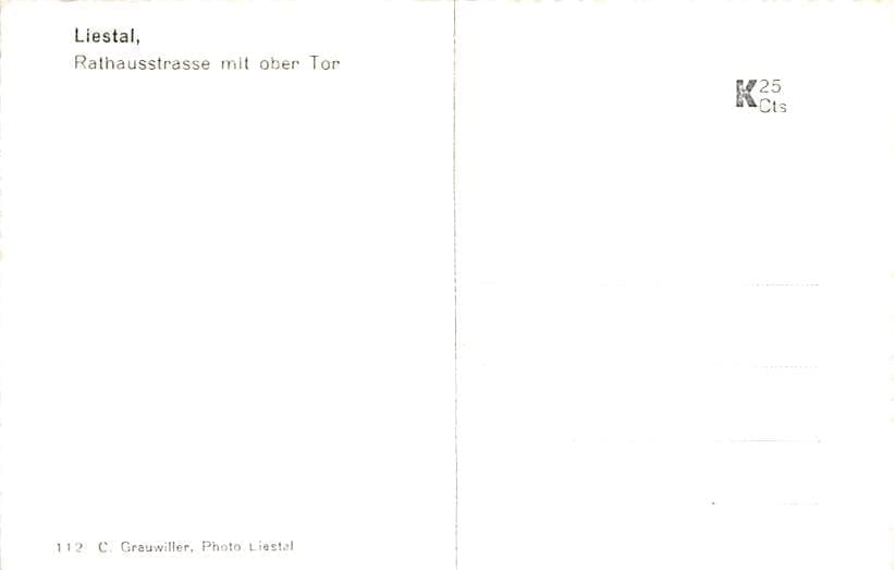 Liestal, Rathausstrasse mit ober Tor