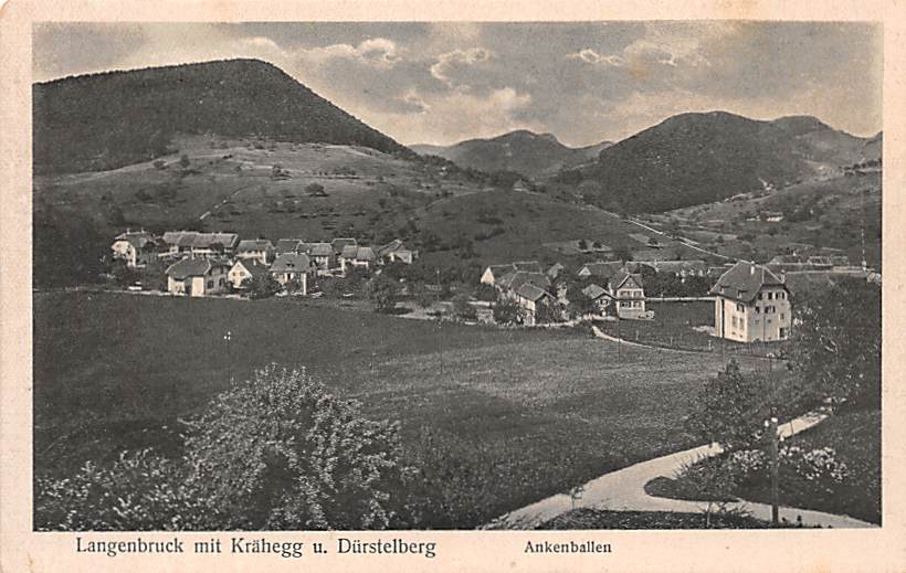 Langenbruck, mit Kähegg u. Dürstelberg, Ankenballen