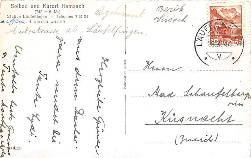 Läufelfingen, Solbad u. Kurort Ramsach